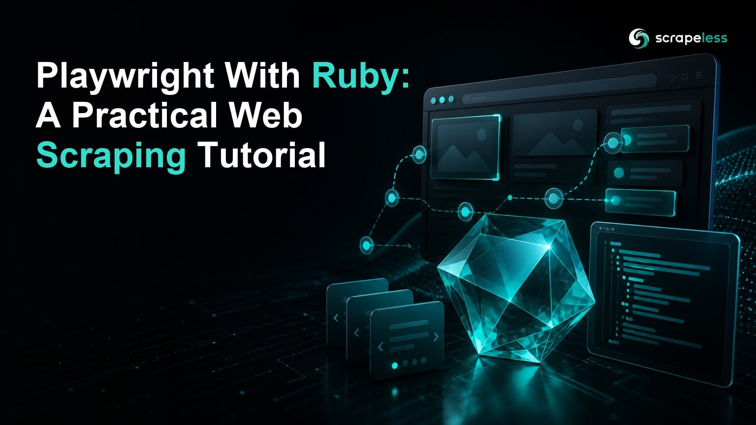 Ruby programming workflow using Playwright to extract structured page data