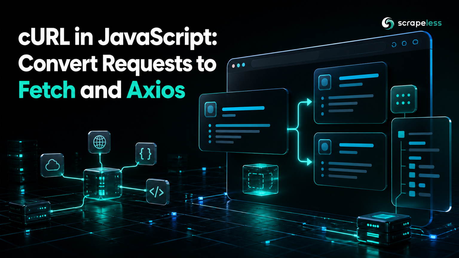 cURL in JavaScript Convert Requests to Fetch and Axios